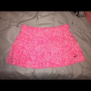 Hot pink Nike tennis skirt